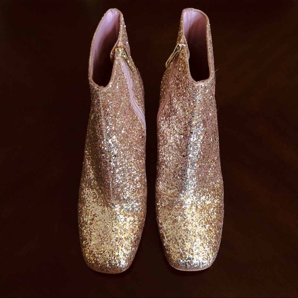 Ash Electra Boot in Blush Glitter